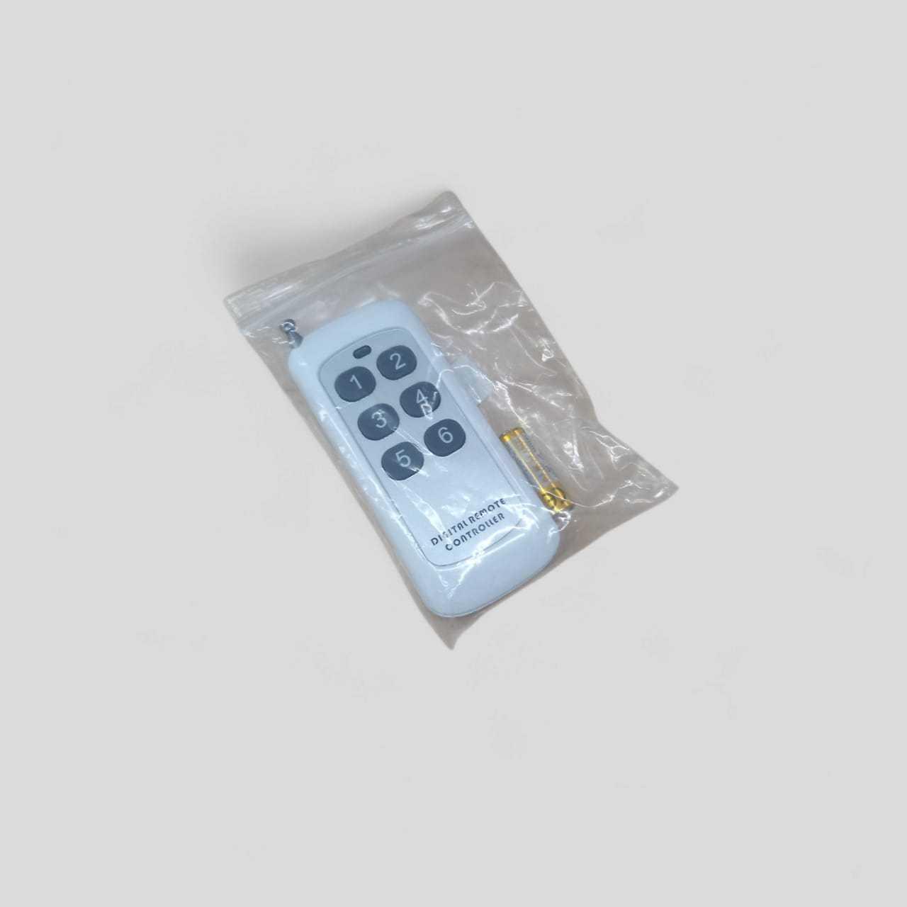 Kebidumei Remot Kontrol Lampu Garasi Transmitter 6 Keys 433MHz - KB4, Kendali Pintar untuk Gerbang dan Lampu, Desain Ergonomis