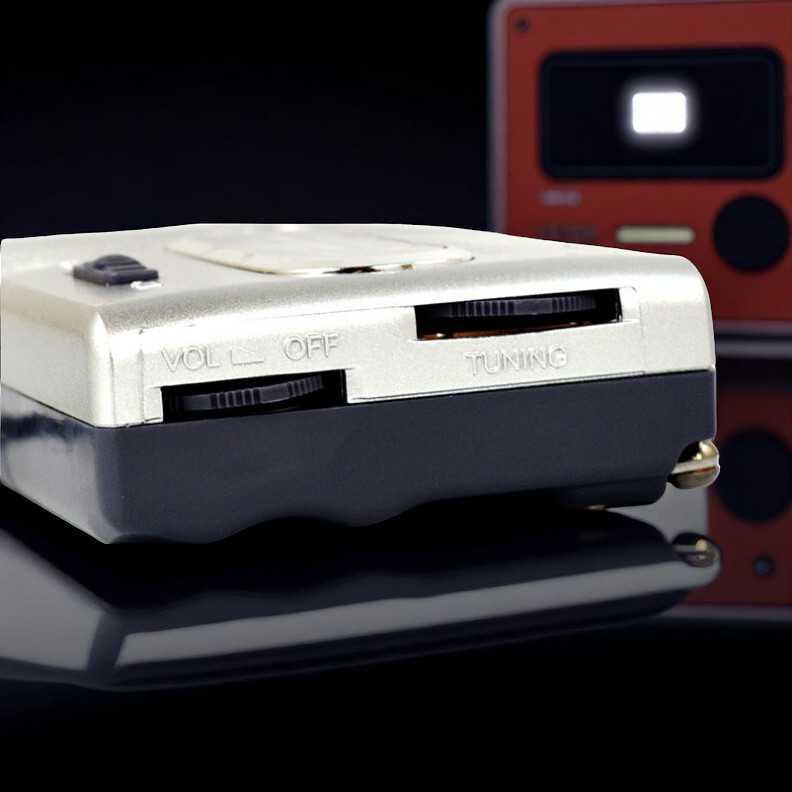 INDIN Portable AM/FM Radio Player Loudspeaker - BC-R21, Mendengarkan Siaran Radio dengan Lebih Praktis dan Nyaman, Desain Portable