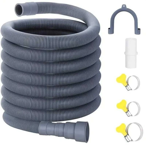 Image of PIPAS Selang Pembuangan Air Mesin Cuci Water Outlet Pipe Hose - PY550, Tahan Bocor - Cocok untuk Semua Jenis Mesin Cuci, Fleksibel