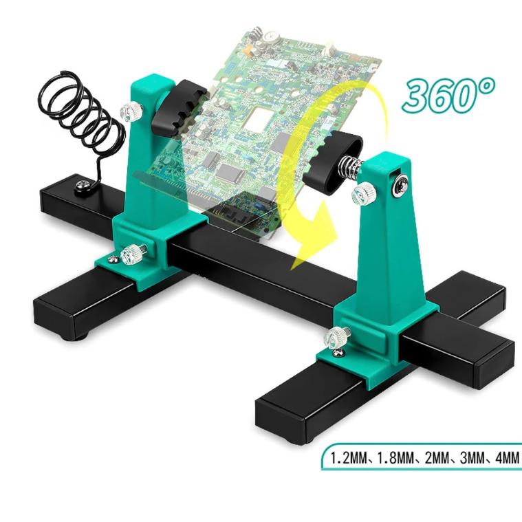 DERTU Penjepit PCB Clamp Soldering Holder Board Welding 360 Degree - D1, Meningkatkan Presisi Soldering - Akses Lebih Mudah