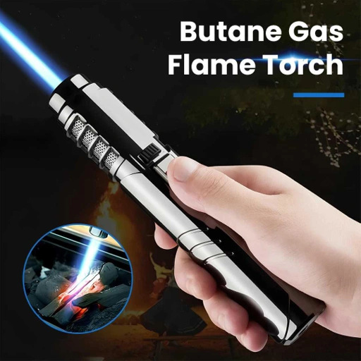 Image of FOCUS Torch Butane Gas Lighter Blue Flame Windproof Adjustable - Kekuatan Api Tinggi, Hemat Gas, Aman, Portable IH