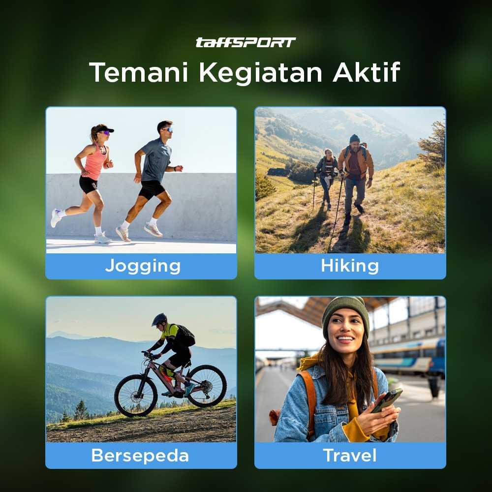 TaffSPORT Botol Minum Lipat Soft Flask - Praktis dan Anti Bocor, Solusi Minum Tanpa Jeda, TPU Tebal