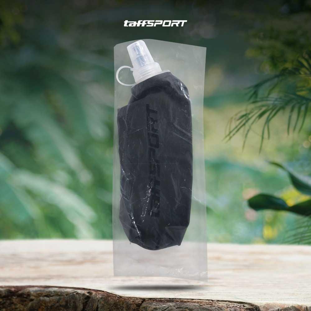 TaffSPORT Botol Minum Lipat Soft Flask - Praktis dan Anti Bocor, Solusi Minum Tanpa Jeda, TPU Tebal