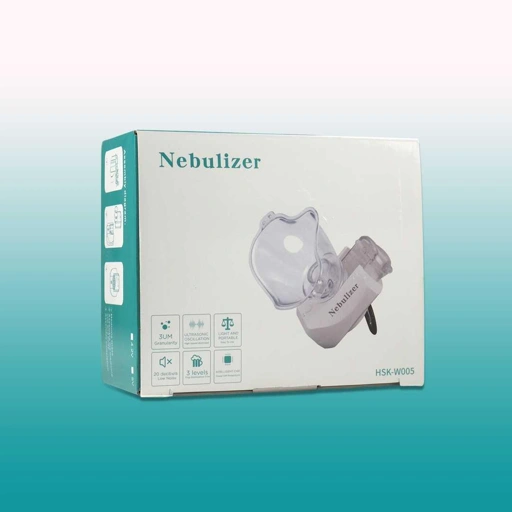LEGGONG Alat Terapi Pernapasan Handheld Nebulizer Inhaler Atomizer - HSK-W005, Solusi Terapi Pernapasan Praktis - Efisien, Portabel, dan Nyaman