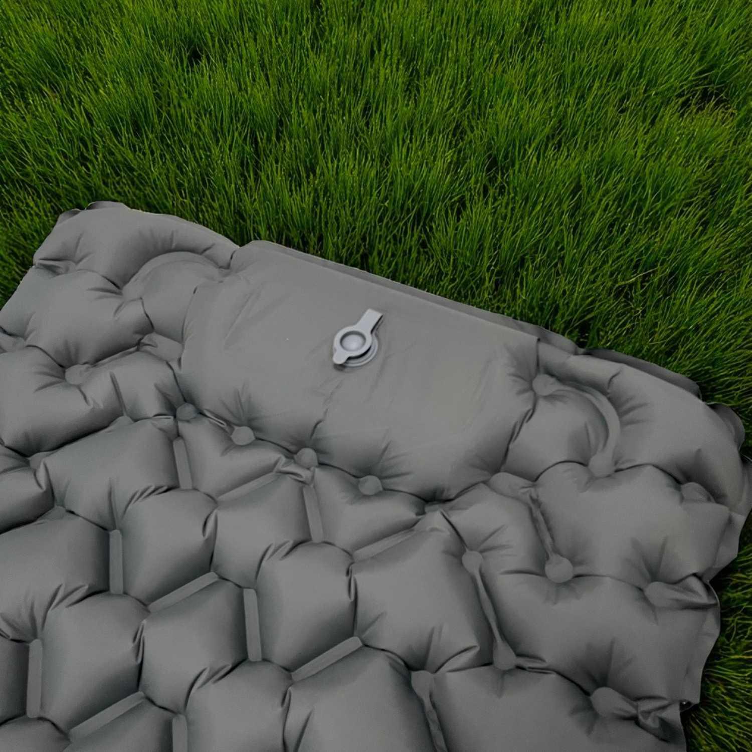 LISM Kasur Matras Angin Manual Sleeping Pad Waterproof Single - LS18Z, Tidur Nyenyak di Alam Liar, Desain Lipat