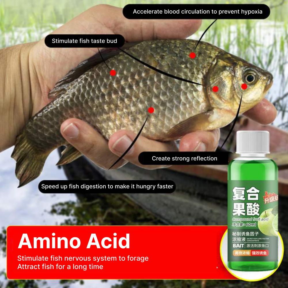 GUOLIANG Essen Ikan Umpan Pancing Strong Fish Attractant - Tingkatkan Strike dan Daya Tarik Ikan, Aroma Varian, Cocok untuk Air Tawar
