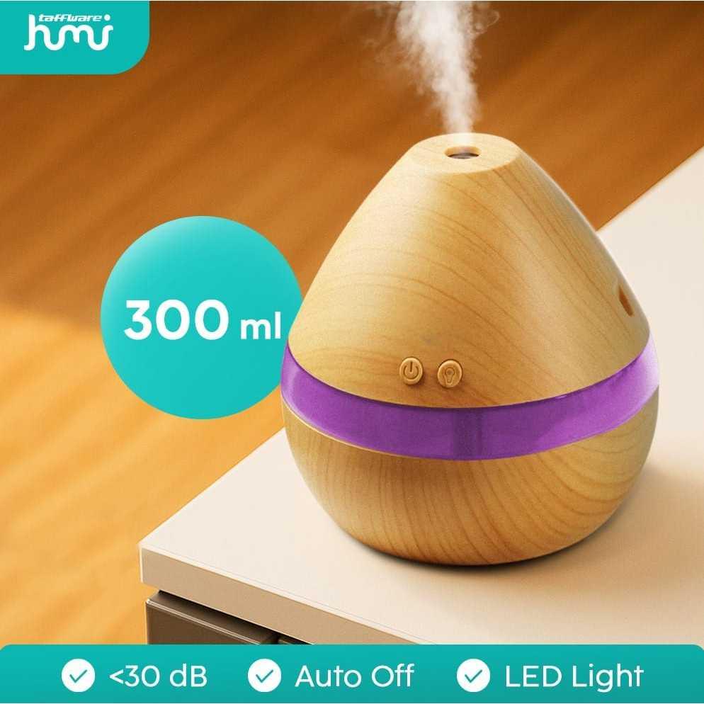 Taffware Humidifier Mini Ultrasonic Aroma Diffuser - Menjaga Kelembapan Udara, Suasana Hangat