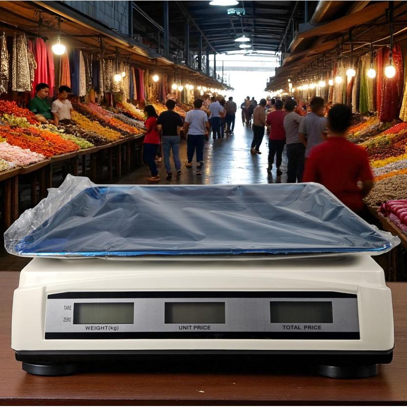 Beichen Timbangan Buah Digital Scale Pricing LCD 40kg - BC-209, Dapat Menimbang dan Menghitung Harga Secara Otomatis