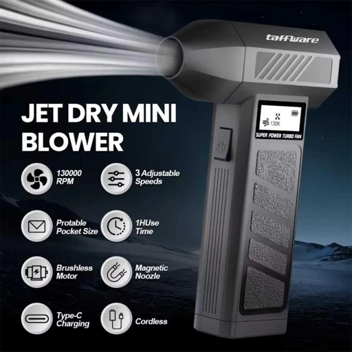 Image of Taffware Mini Turbo Violent Air Blower Portable - Kemudahan Pembersihan tanpa Batas, Desain Ergonomis