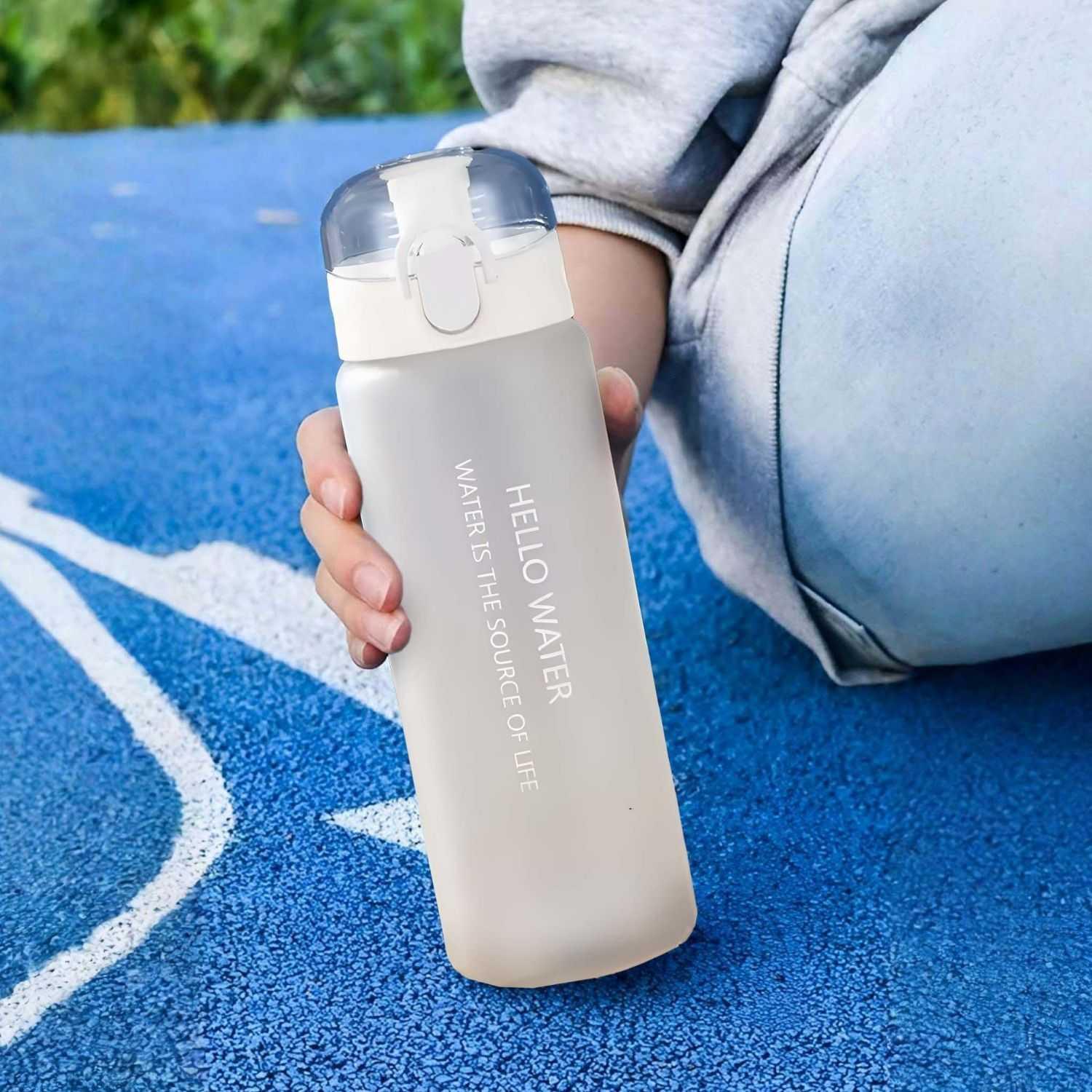 POHAN Botol Minum Sport Water Bottle 780ml - Hemat Sampah Plastik, Trendi