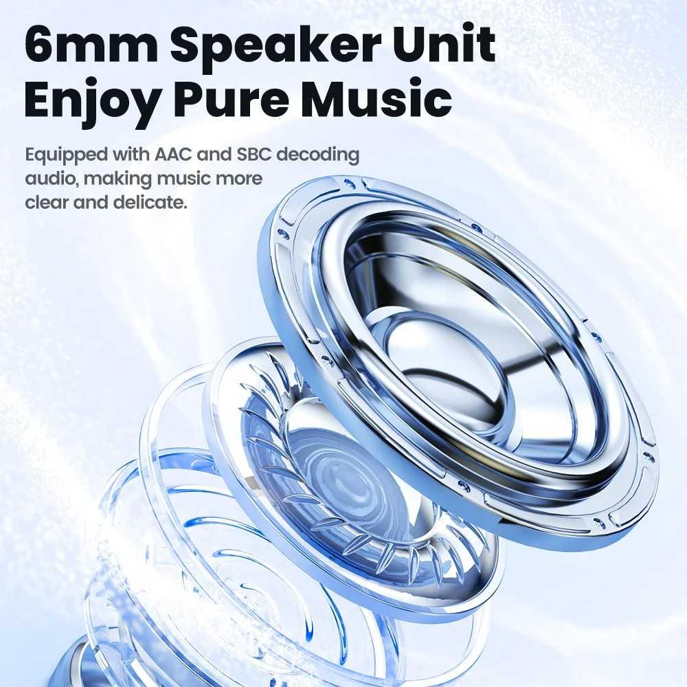 Toocki Earphone Bluetooth 5.3 TWS In-ear ENC Waterproof - Kualitas Suara Premium, Desain Anti-Tekanan