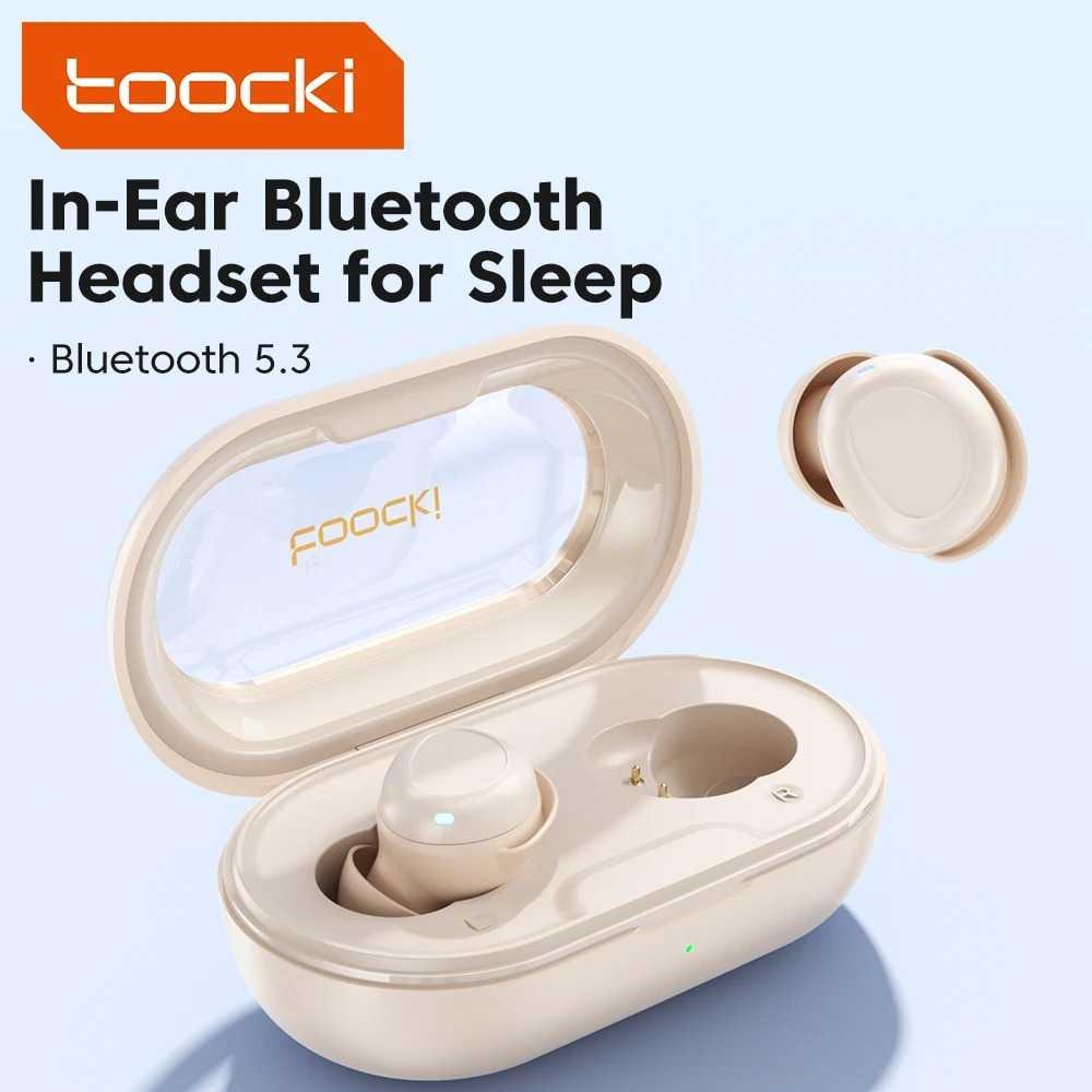 Toocki Earphone Bluetooth 5.3 TWS In-ear ENC Waterproof - Kualitas Suara Premium, Desain Anti-Tekanan