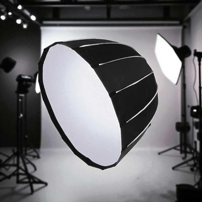SOFTA Softbox Reflector Parabolic Baorong Mount 90cm - Cahaya Lembut, Merata, dan Artistik