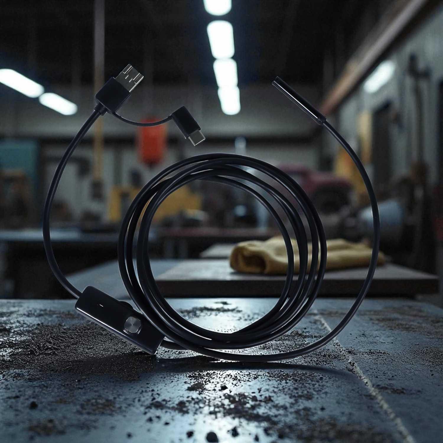 ANTOOTAN Kamera Endoskopi Industrial 3in1 - Pemeriksaan Detail, Tanpa Batas