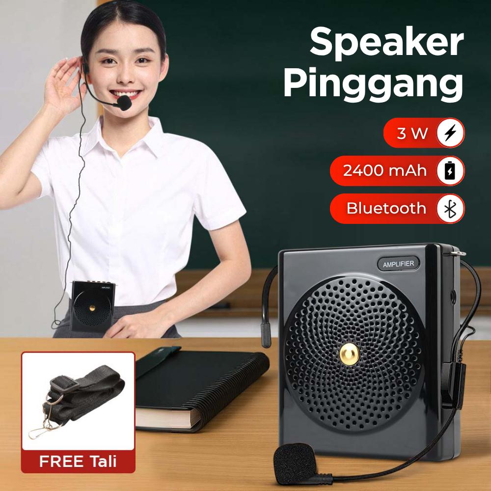 Burt-s Speaker Pinggang Bluetooth Voice Amplifier - Suara Kencang, Nyaman dan Praktis, Desain Ergonomis