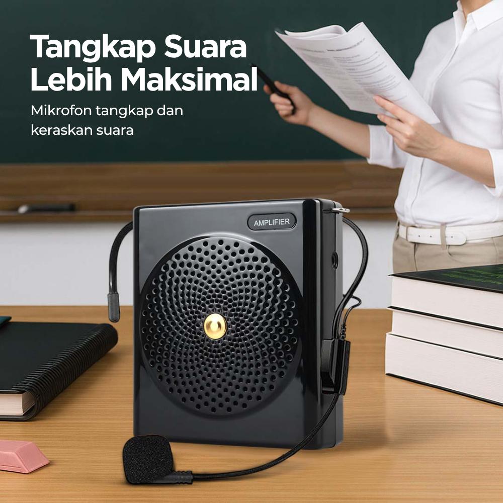 Burt-s Speaker Pinggang Bluetooth Voice Amplifier - Suara Kencang, Nyaman dan Praktis, Desain Ergonomis