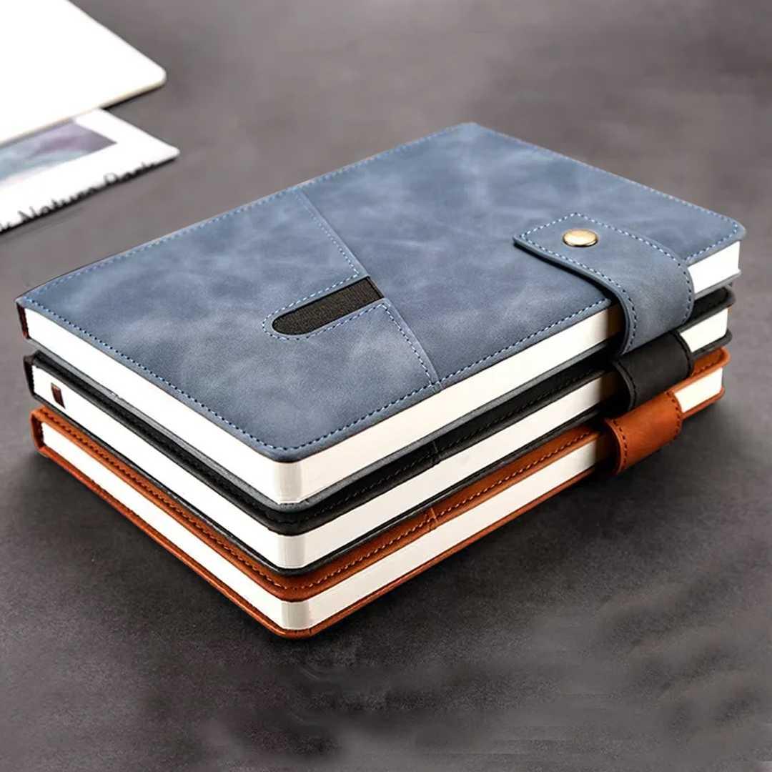 Toddi Buku Jurnal Hardcover Notebook Diary A5 80GSM 200 Halaman Lined - CW-10, Desain Premium - Ruang Luas untuk Kreativitas, Slot Serbaguna