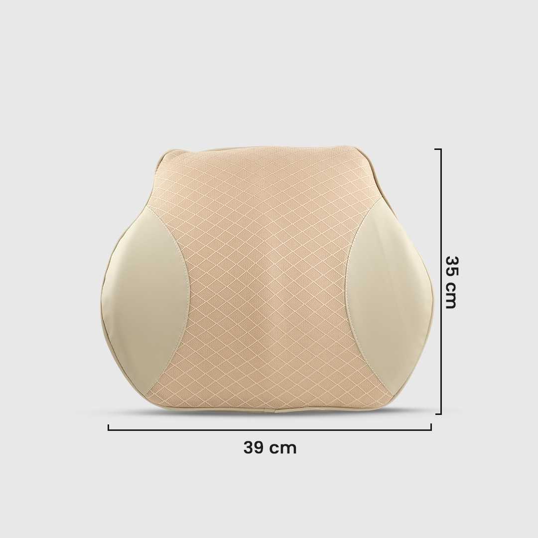 MALUOKASA Bantal Punggung Mobil Memory Foam Lumbar Support - M3D, Nyaman Berkendara Tanpa Pegal dan Kaku