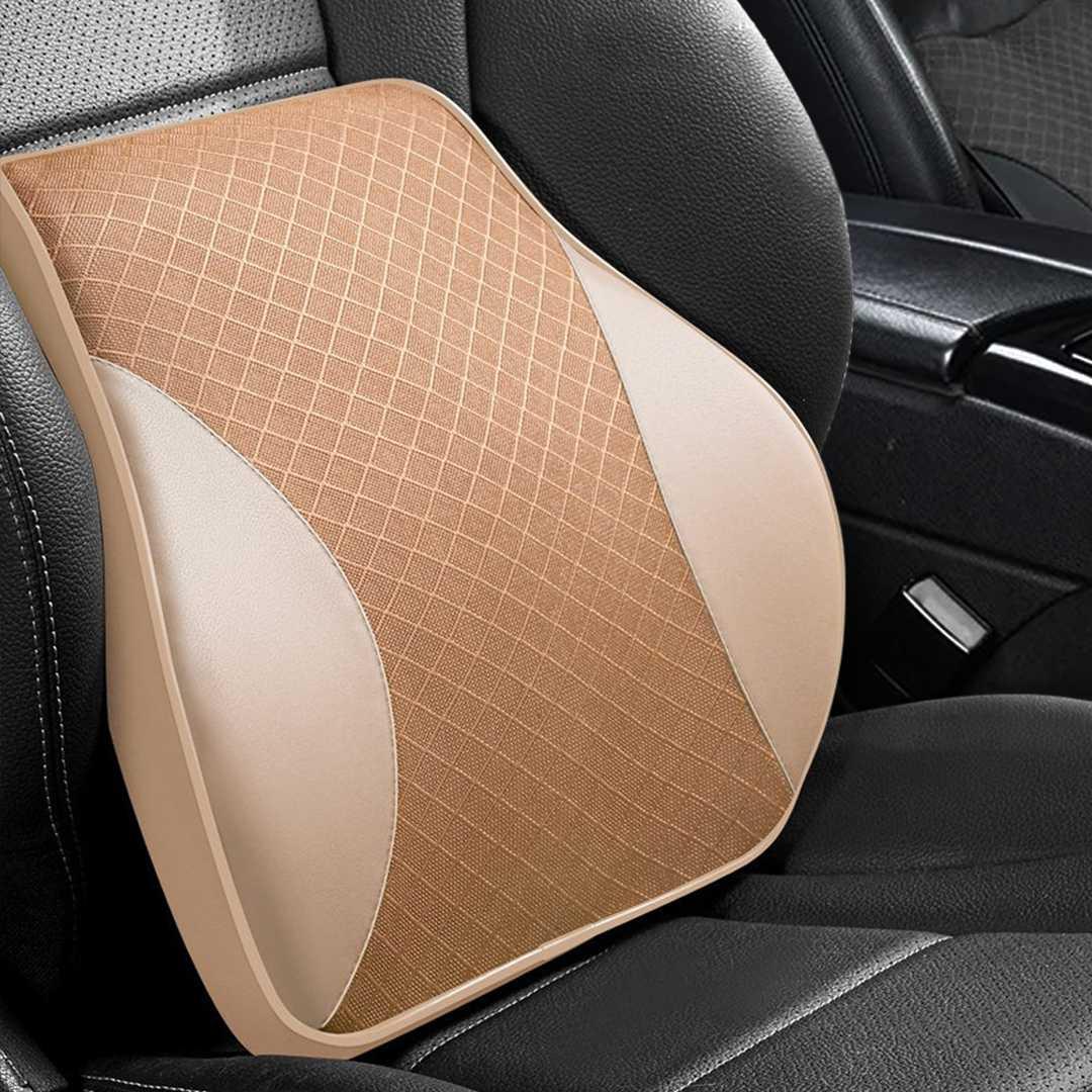 MALUOKASA Bantal Punggung Mobil Memory Foam Lumbar Support - M3D, Nyaman Berkendara Tanpa Pegal dan Kaku