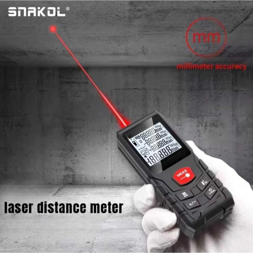 Image of SNAKOL Pengukur Jarak Laser Range Finder Portable Waterproof - Solusi Pengukuran Presisi, Tanpa Meleset, Cocok untuk Konstruksi