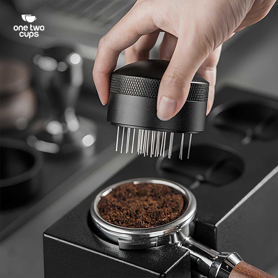 One Two Cups Jarum Kopi Espresso 24 Needle Distribution Tool - Sebar Rasa Kaya, Higienis, dan Portable