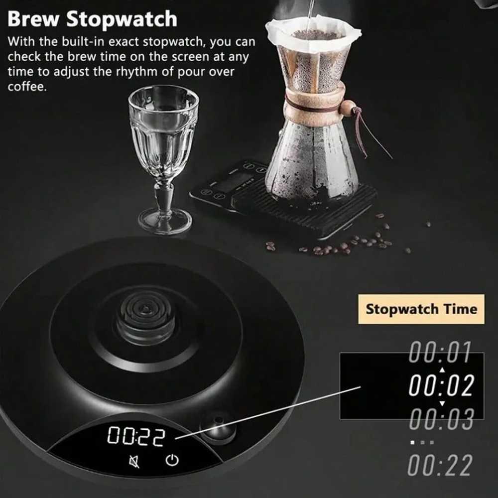 GOKIO Teko Listrik Pemanas Air Pour Over 1200W - Pemanasan Cepat, Suhu Presisi, Durasi Penyeduhan Akurat, Jaga Suhu Lebih Lama, Kendali Tuang Presisi