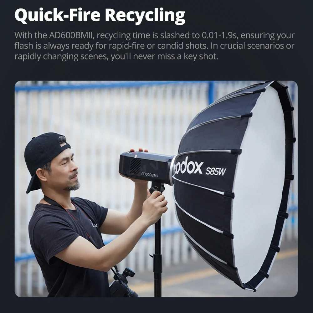 Godox Flash Camera Wireless TTL 3in1 - Pencahayaan Sempurna, Fotografi Studio, Pernikahan
