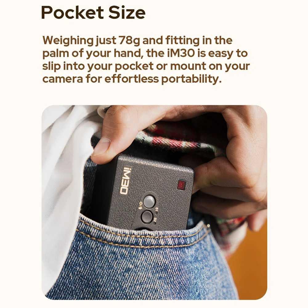 Godox Flash Camera Wireless 6500K GN15 7 Level Mini Pocket - iM30, Pencahayaan Superior dan Portabel