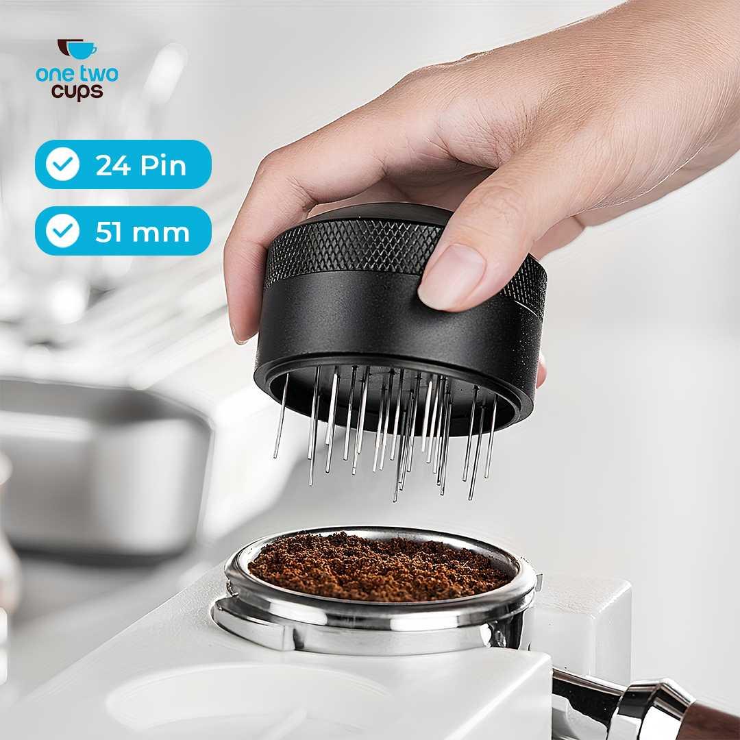 One Two Cups Jarum Kopi Espresso 24 Needle Distribution Tool - Sebar Rasa Kaya, Higienis, dan Portable
