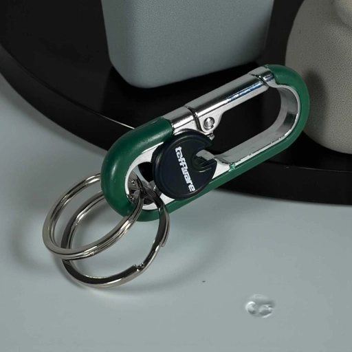 Image of Taffware Gantungan Kunci Carabiner Stainless Steel - Desain Minimalis, Keamanan Kunci, Kokoh dan Stylish