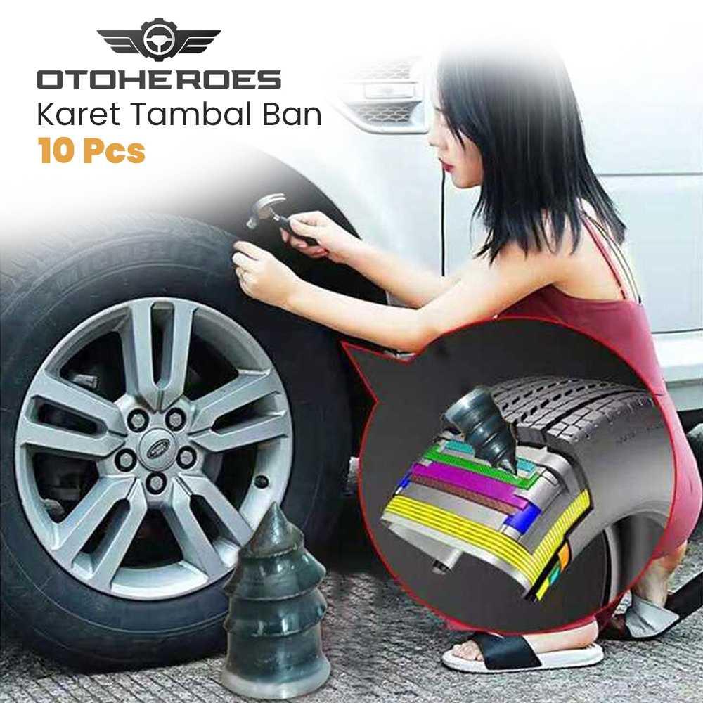 OTOHEROES Karet Tambal Ban Rubber Stud Tire Fast Repair - Solusi Praktis Ketika Ban Bocor, Ringkas dan Mudah Dibawa