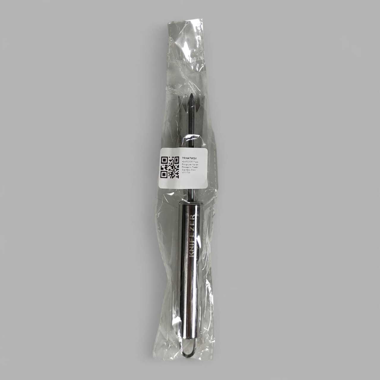 KNIFEZER Pisau Pengupas Nanas Stainless Steel - Mudah Memisahkan Daging, Praktis Mengupas, Tanpa Biji