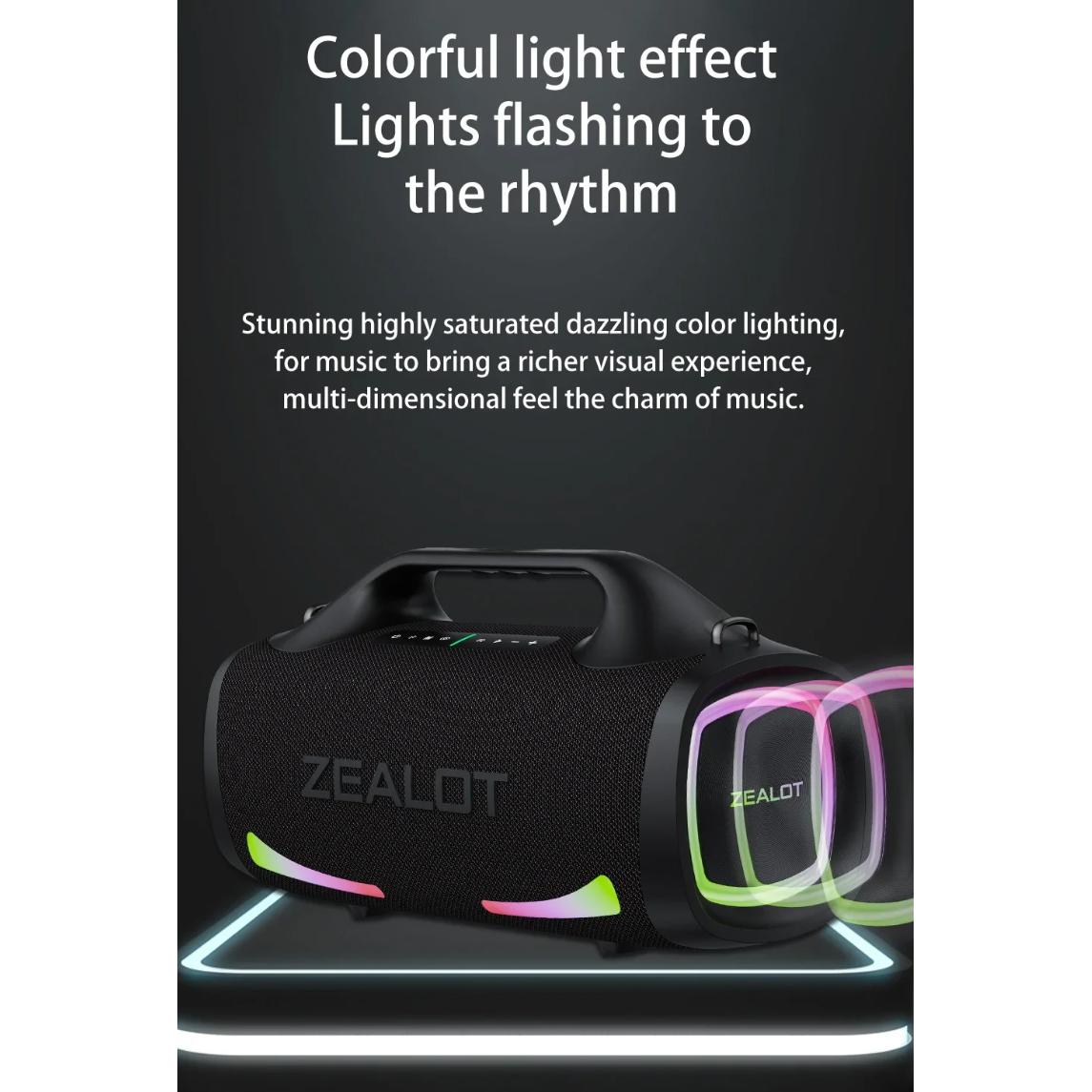ZEALOT Speaker Bluetooth Portable Subwoofer Dual Pairing - Pengalaman Audio Luar Biasa, Desain Modern