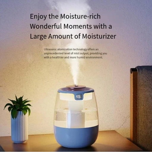 Image of HOMEFISH Air Humidifier Double Spray - Keseimbangan Kelembapan dan Estetika, Udara Segar dan Menenangkan