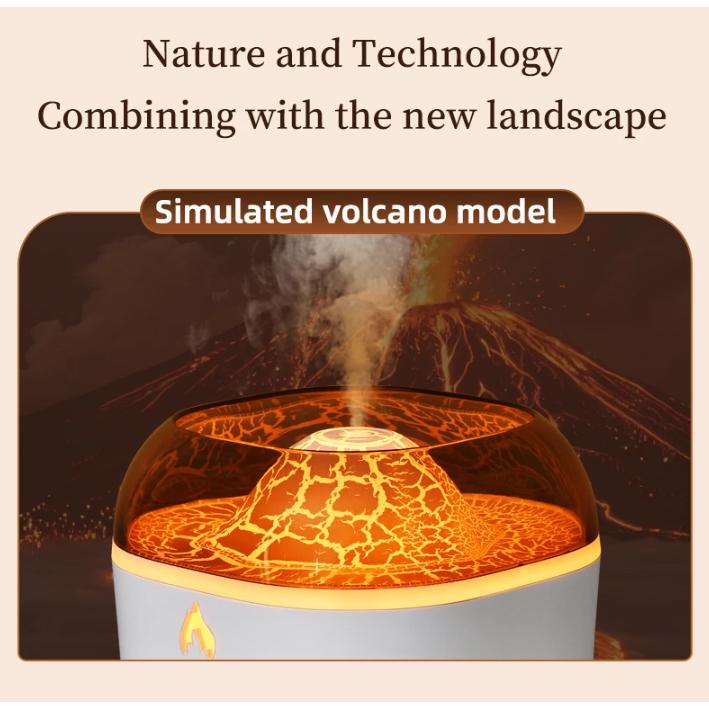 NEWSTYLE Air Humidifier Aromatherapy Volcano Diffuser - Maintain Moisture, Enhance Ambiance
