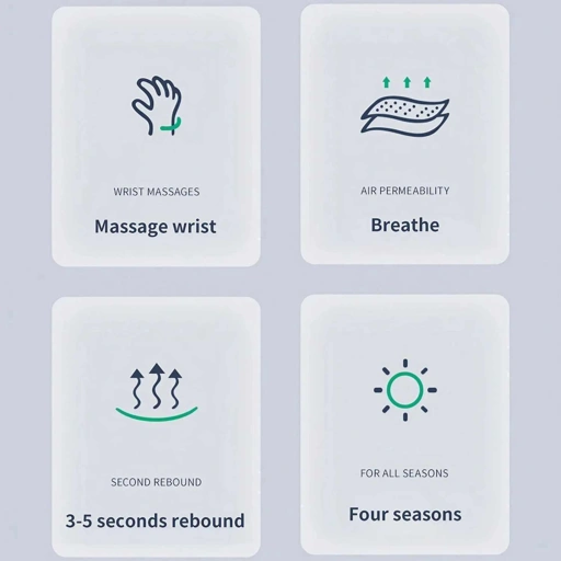 Image of Vaydeer Sandaran Tangan Keyboard Wrist Rest Memory Foam - Dukungan Ergonomis untuk Kenyamanan Maksimal, Desain Elegan