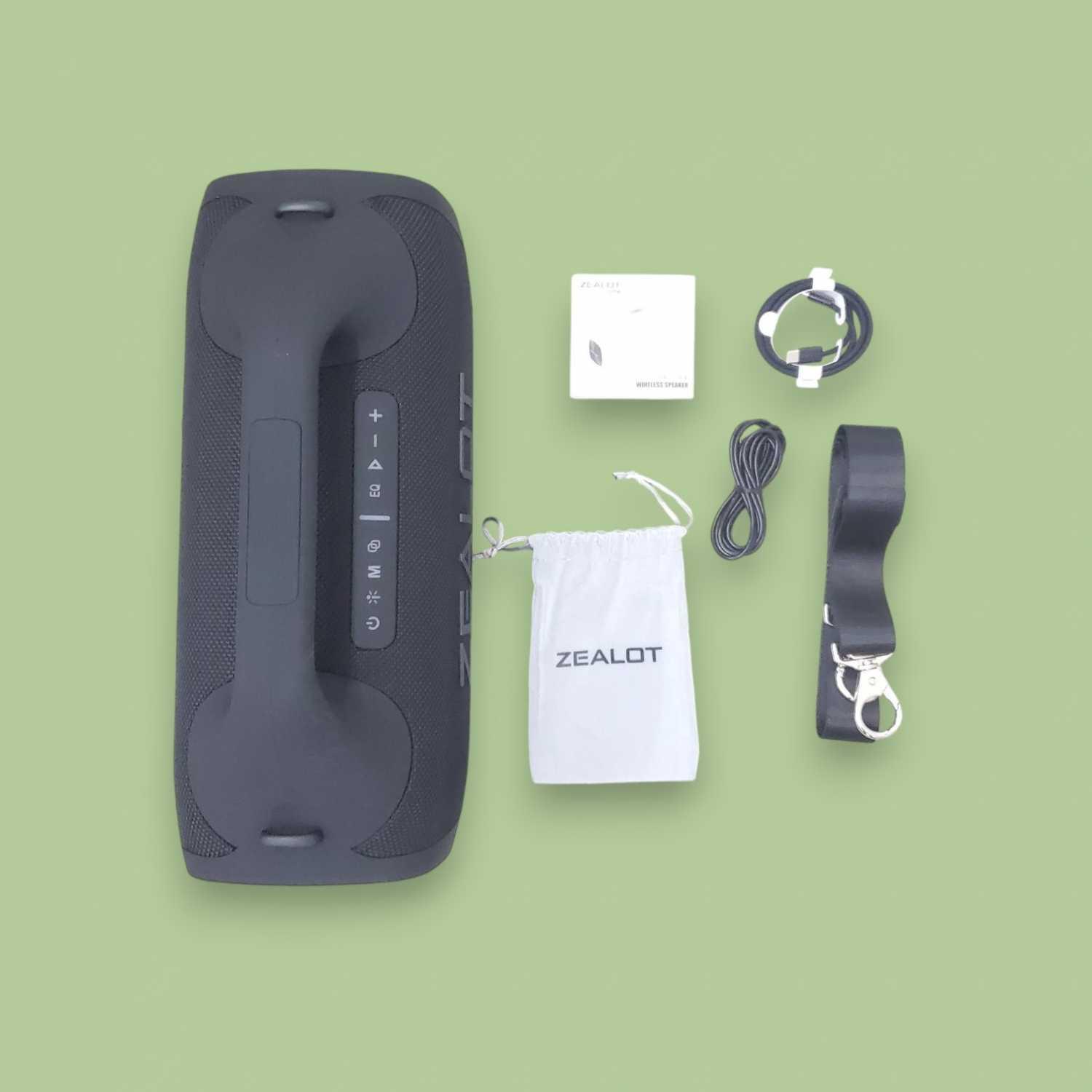 ZEALOT Speaker Bluetooth Portable Subwoofer Dual Pairing - Pengalaman Audio Luar Biasa, Desain Modern