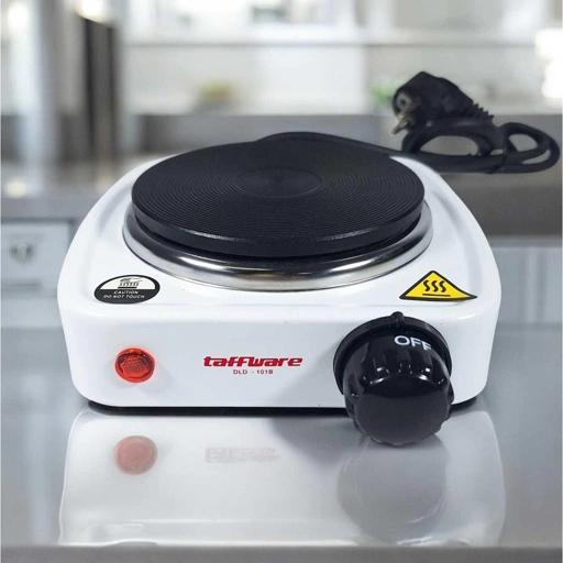 Image of Taffware Kompor Listrik Portable Hot Plate 500W - Hemat Energi, Ramah Lingkungan