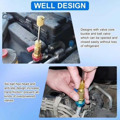 Image of Anule Alat Service AC Mobil Valve Core - Solusi Praktis Servis AC, Presisi Tinggi