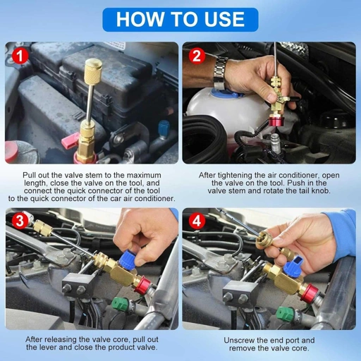 Image of Anule Alat Service AC Mobil Valve Core - Solusi Praktis Servis AC, Presisi Tinggi