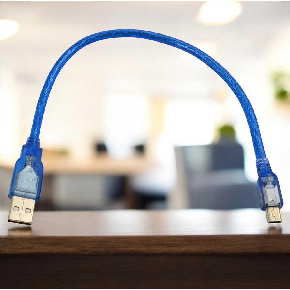 Kabel Konverter USB A Male ke Mini USB Male - Memindahkan Data dengan Mudah, Fleksibel, dan Efisien