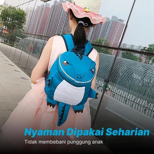 SUNEIGHT Tas Ransel Anak Dinosaur - Semangat Sekolah dengan Gaya Imut!