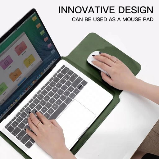 Image of TAIKESEN Tas Laptop Sleeve 13 Inch 3in1 Stand with Pouch Accessory L13 Laptop Macbook Sleeve Anti Pelindung Cassing Cover Leptop Kesing Tipis Tebal Labtop Casing Ideapad Latop Aki Matic IH