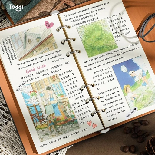 Image of Toddi Buku Jurnal Binder Leather A6 - Catat Lebih Mudah, Desain Vintage