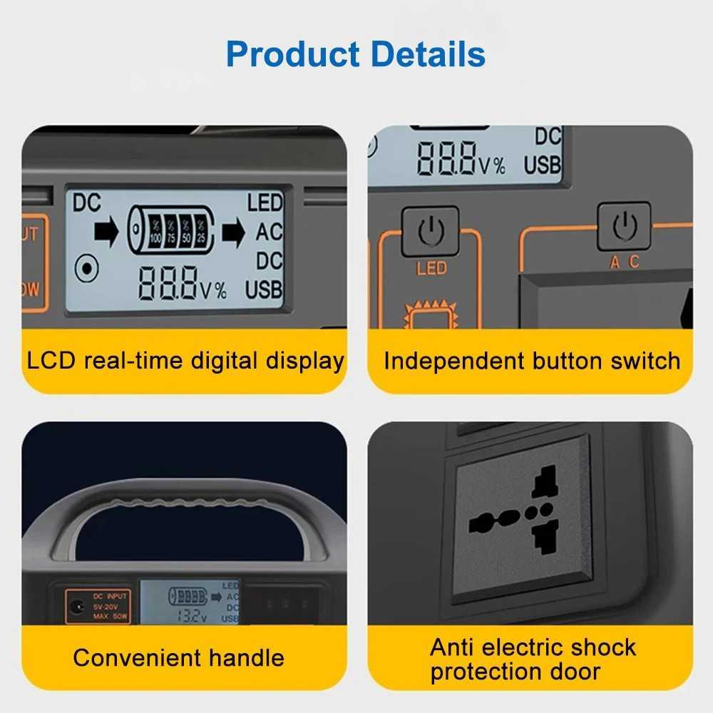 Gaiaray Portable Power Supply Station Lithium Battery 100W - Kebutuhan Listrik Terpenuhi, Kapan Saja, Di Mana Saja