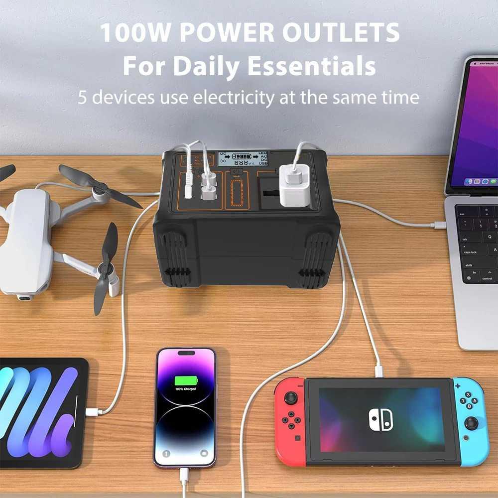 Gaiaray Portable Power Supply Station Lithium Battery 100W - Kebutuhan Listrik Terpenuhi, Kapan Saja, Di Mana Saja