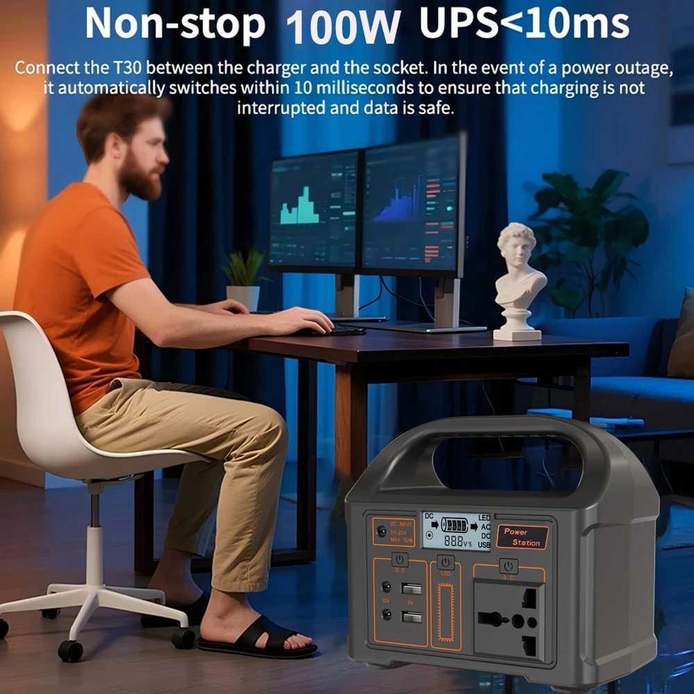 Gaiaray Portable Power Supply Station Lithium Battery 100W - Kebutuhan Listrik Terpenuhi, Kapan Saja, Di Mana Saja