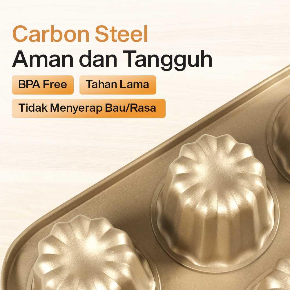 Mako Cetakan Kue 3D Dessert Cake Mold - Praktis & Anti Lengket, Cocok untuk Bisnis Roti