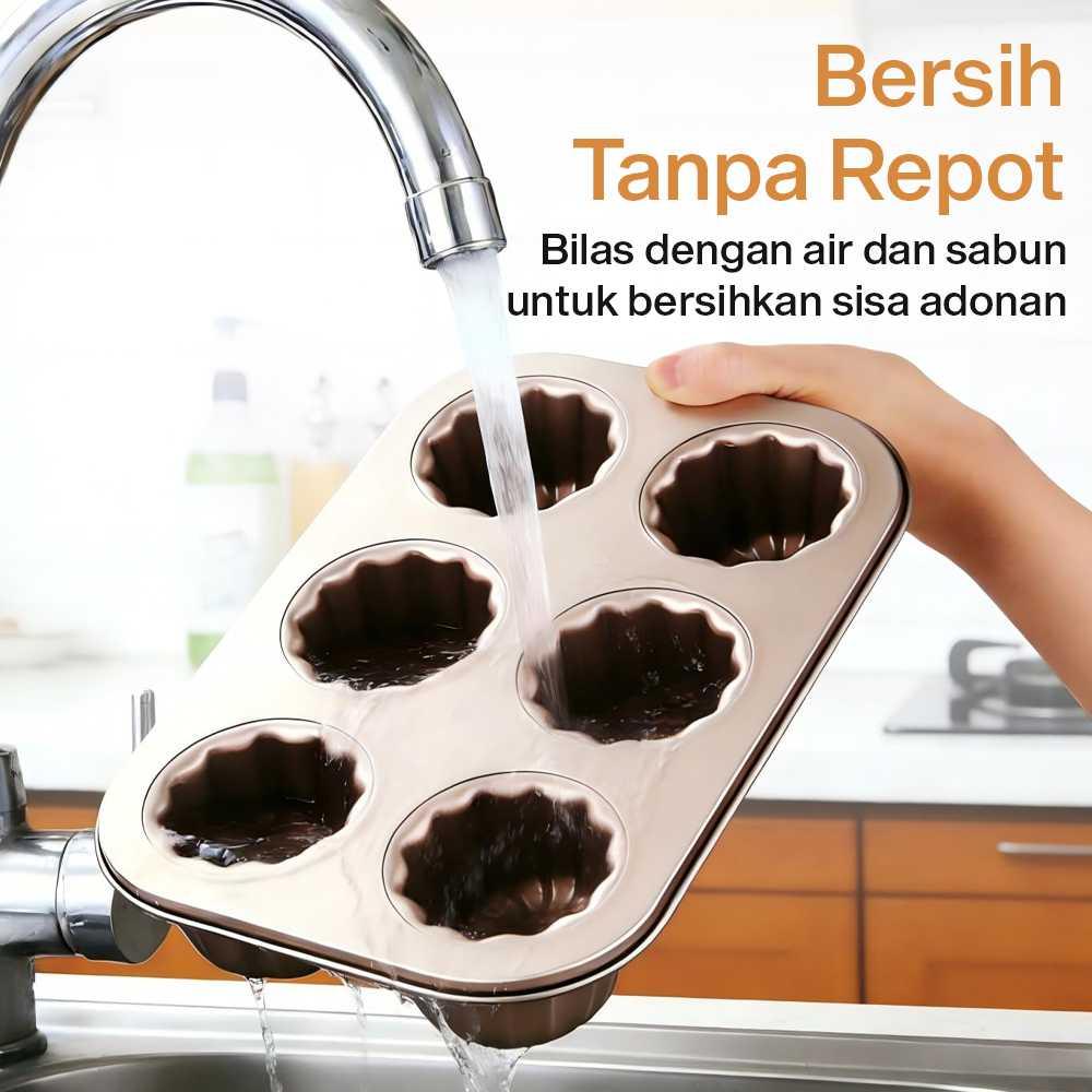 Mako Cetakan Kue 3D Dessert Cake Mold - Praktis & Anti Lengket, Cocok untuk Bisnis Roti