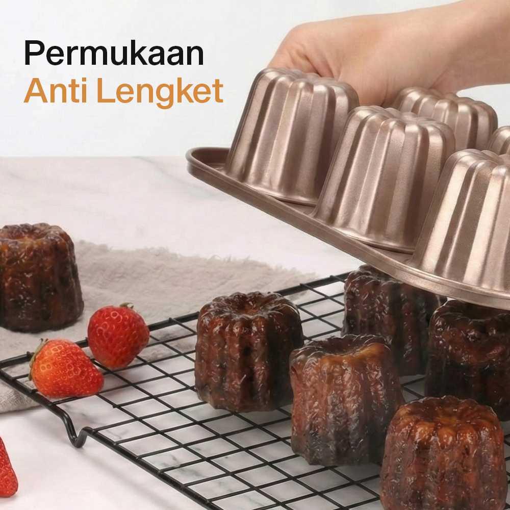 Mako Cetakan Kue 3D Dessert Cake Mold - Praktis & Anti Lengket, Cocok untuk Bisnis Roti